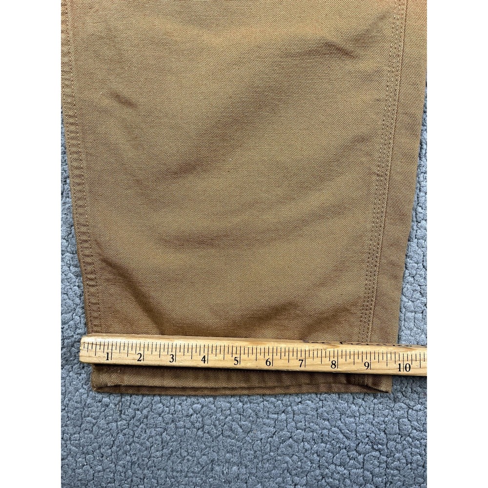 Carhartt Pants Mens 44x36 Brown Relaxed Duck Carpenter Utility Workwear B11-BRN - Picture 12 of 13